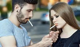 Cigarette Couple